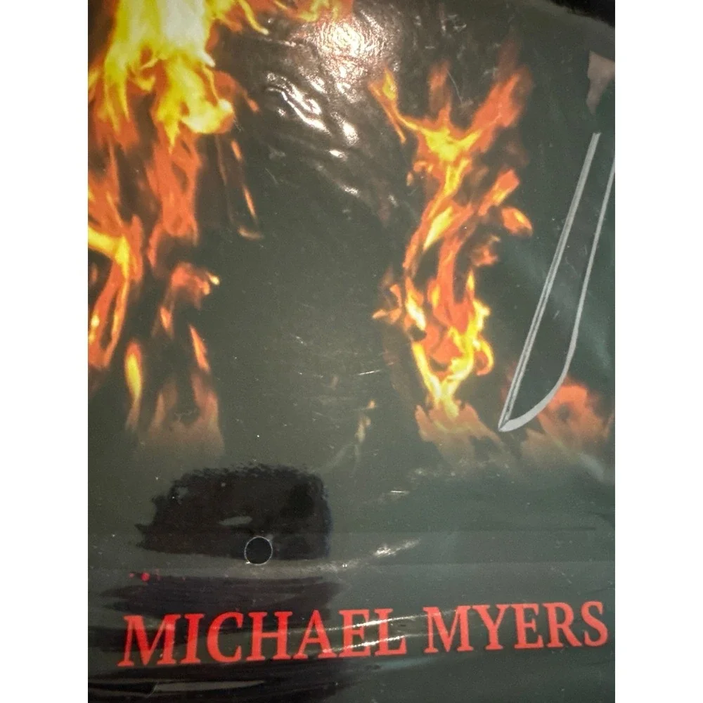 Halloween Michael Myers Jumpsuit & Mask Costume Size Youth M 8-10 New Halloween - Picture 9 of 10